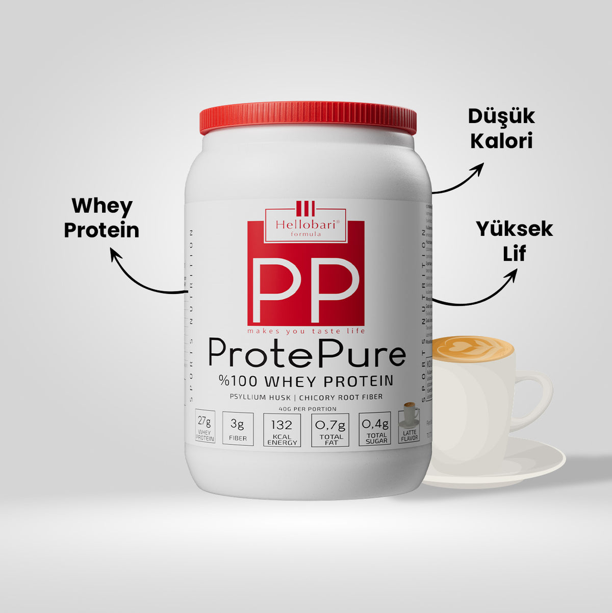 Hellobari ProtePure %100 Whey Protein (28 Porsiyon)