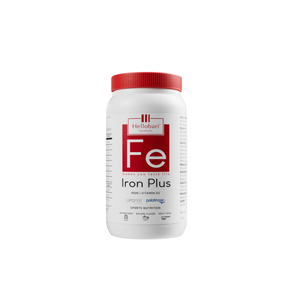 Hellobari Iron Plus: Demir ve D3 Vitamini Takviyesi (28 Porsiyon)