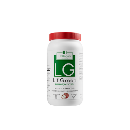 Hellobari Lif Green: Aromalı Bitkisel Toz Lif (14 Porsiyon)